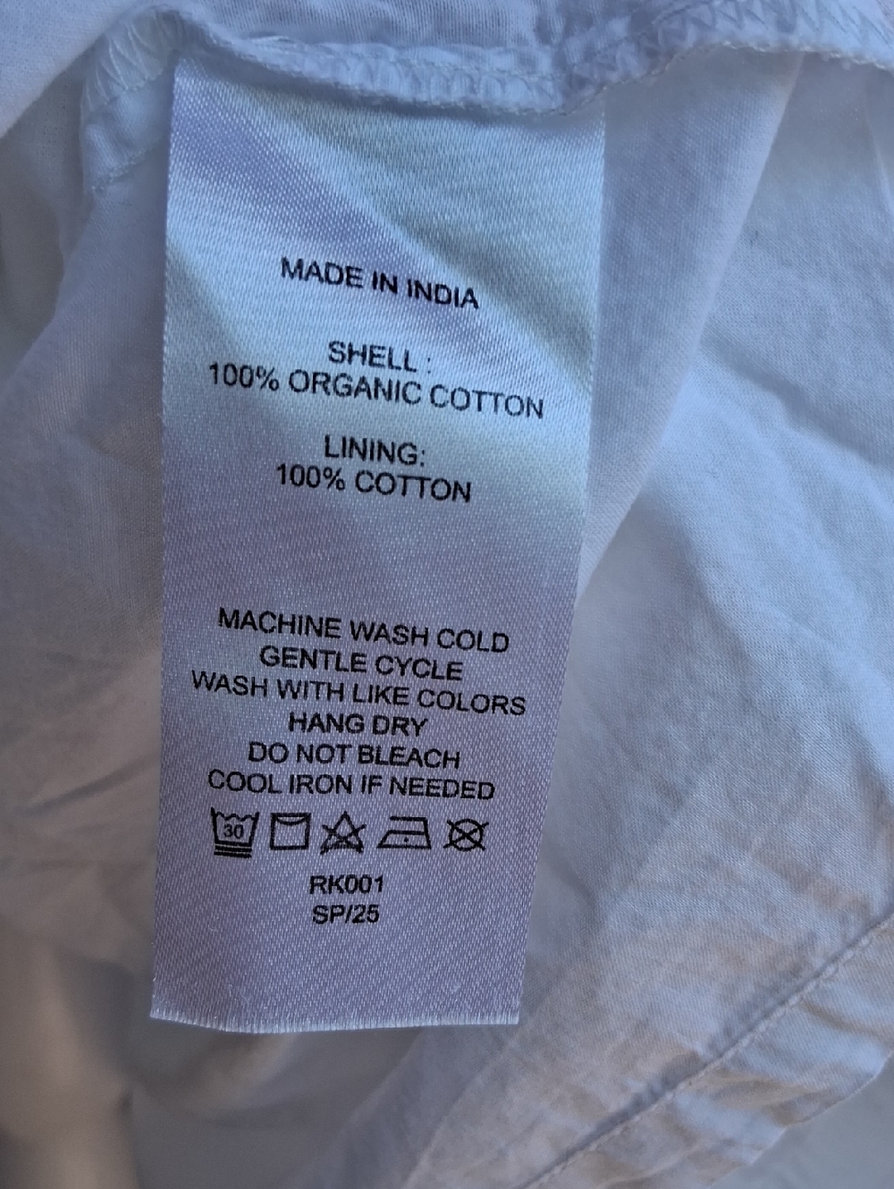 Quince 100% Cotton Poplin Tiered Maxi Dress Classic White S - Picture 7 of 10